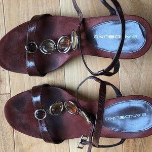 Suede Strapy Heels by Bandelino